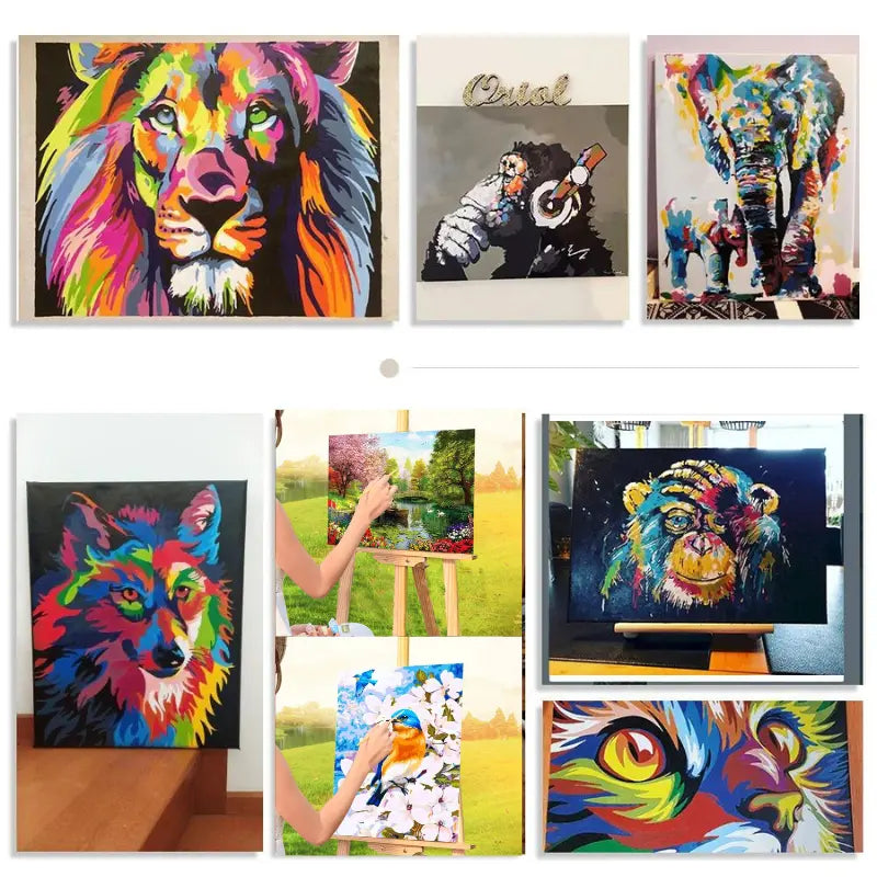 Kit Pintura Terapêutica - Composição de Telas G