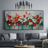 Tela Decorativa Flowers